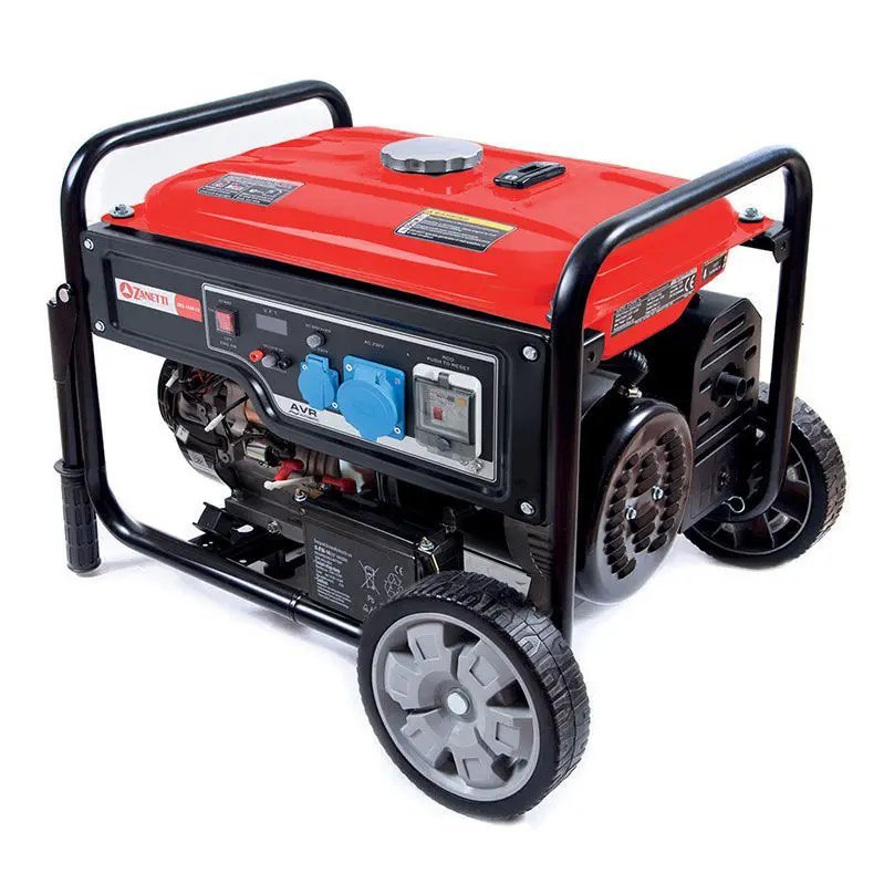 Zanetti Générateur diesel ouvert monophasé triphasé Zanetti ZDG6503CEV 418cc 230V 400V