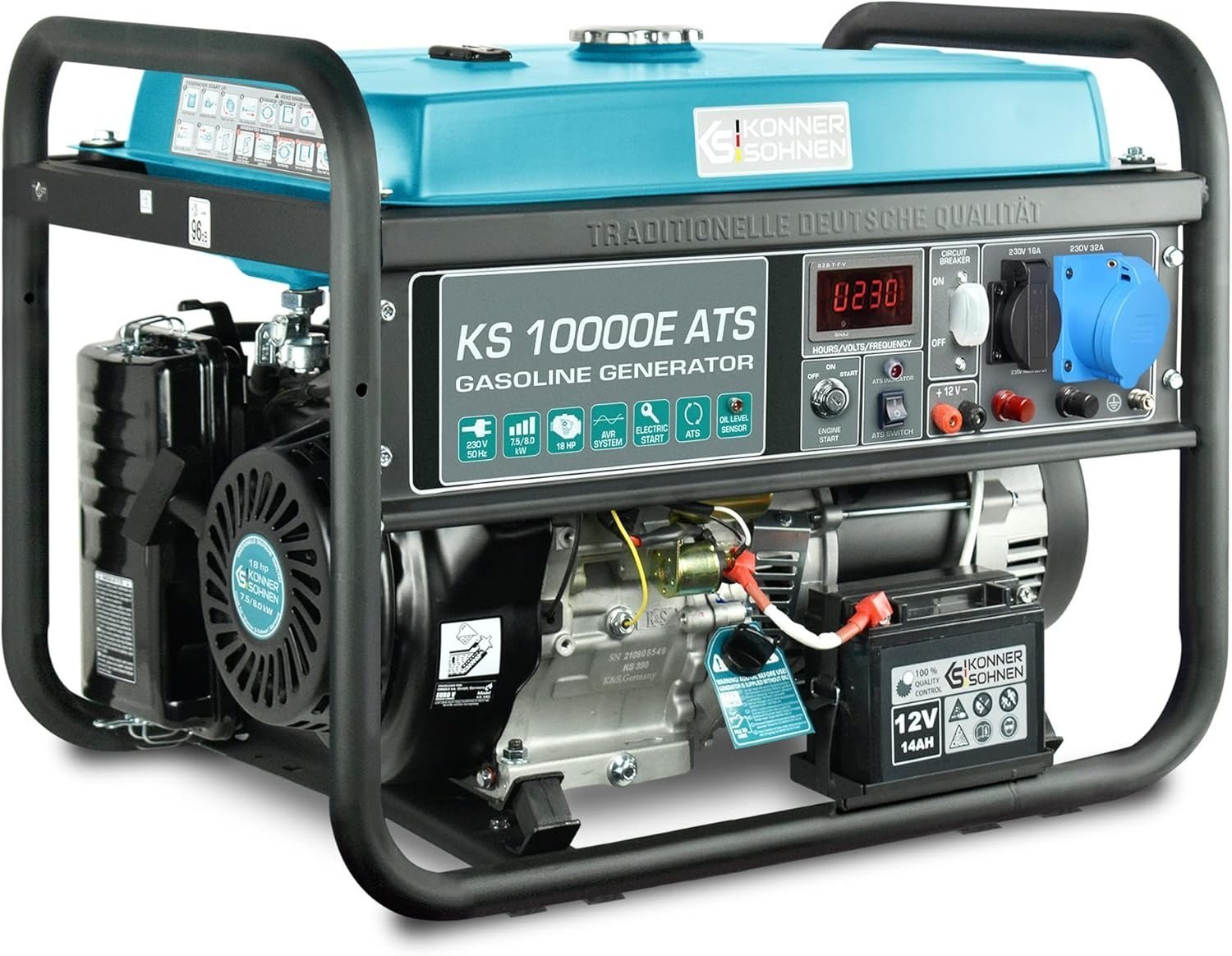 Benzinegenerator "Könner & Söhnen" KS 10000E