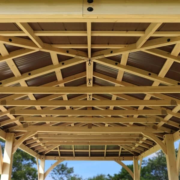 Gazebo Meridian 12 pi x 20 pi (3,7 x 6,2 m) avec paroi simple