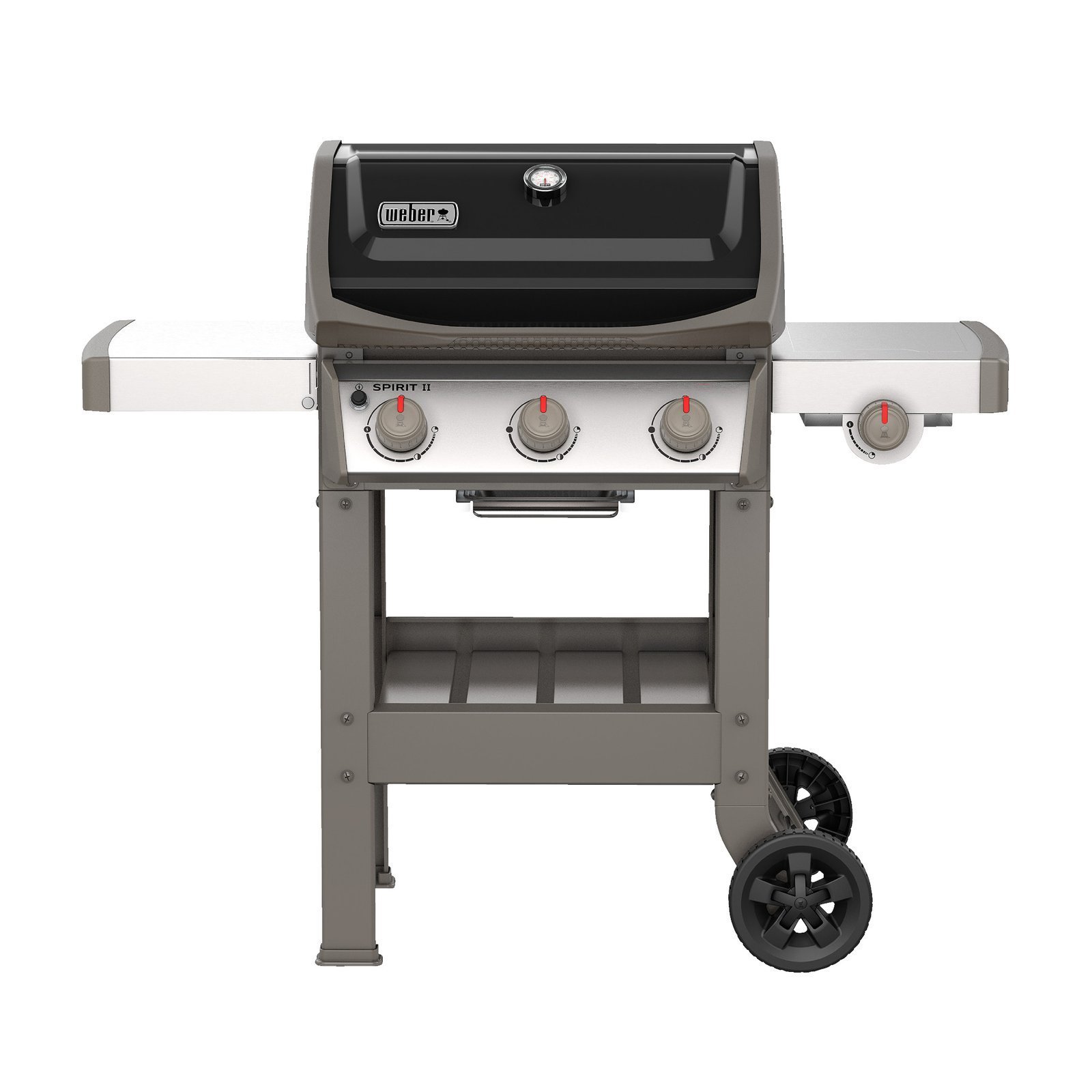 Weber Spirit II E-320 gasbarbecue metaal zwart 3 branders 60 x 46 cm