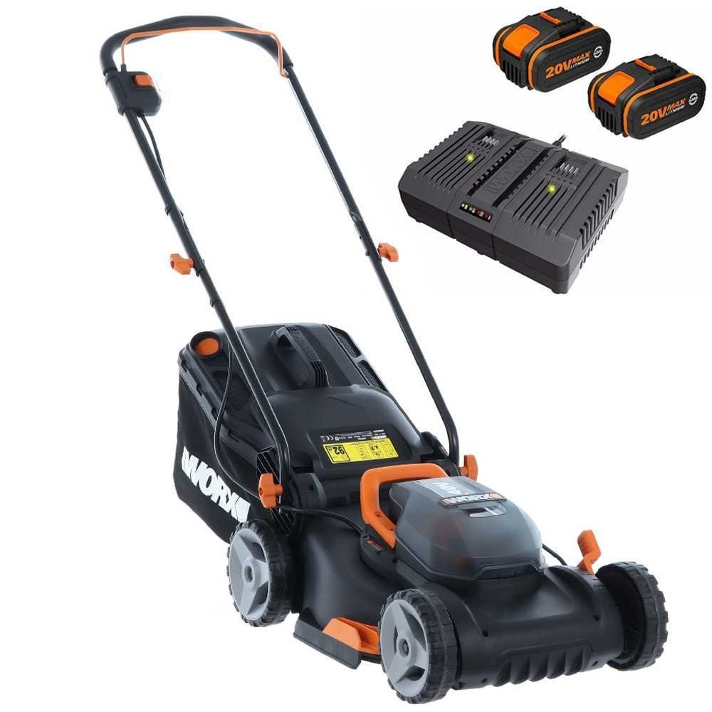 Worx WG743E snoerloze elektrische grasmaaier