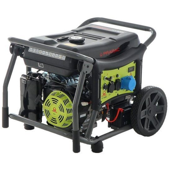 Benzinegenerator Pramac WX6200ES van 5300 W (plaatondersteuning)