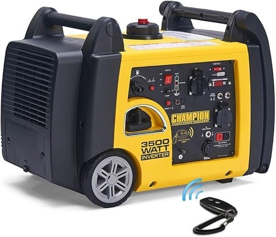 Champion Power Equipment, Générateur de courant, appareil mobile essence 3200 watts, + télécommande (3200 W, 6 l)