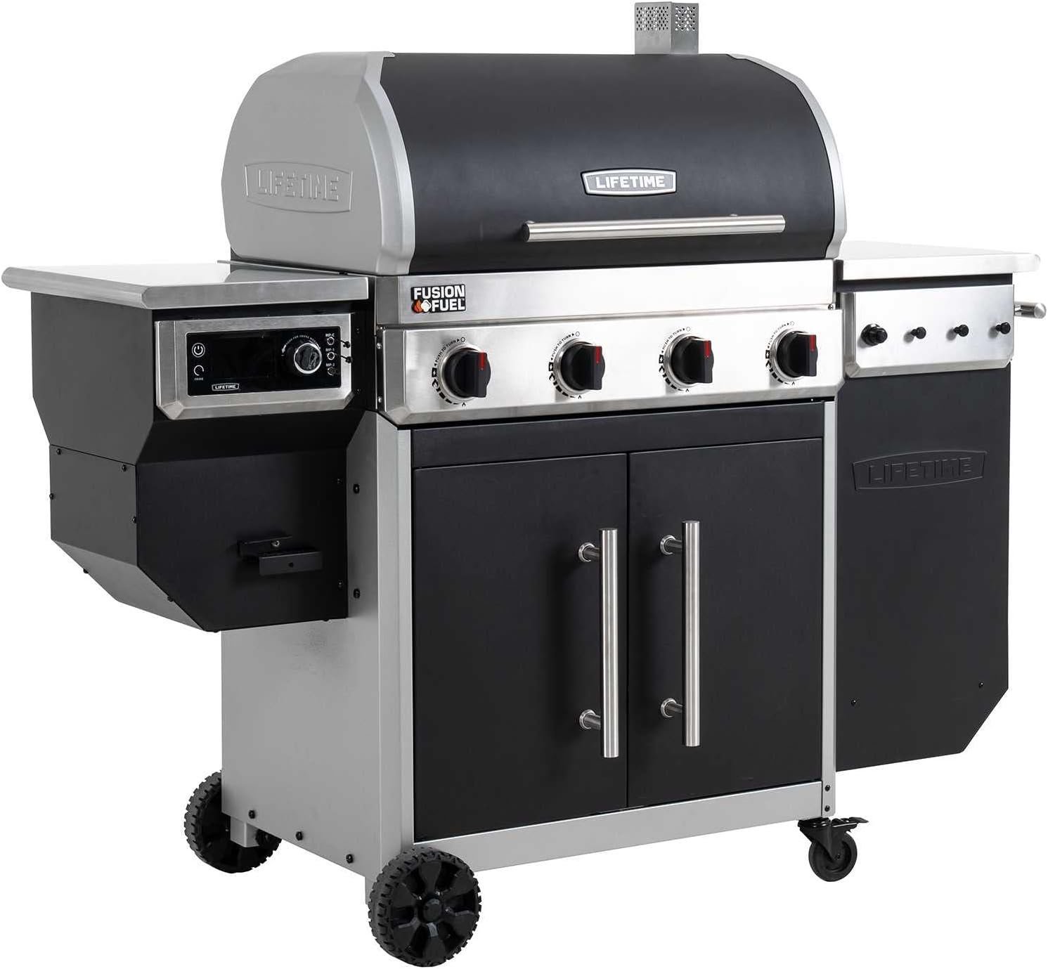 Lifetime 91025 Pellet Smoker Gas Grill Combo