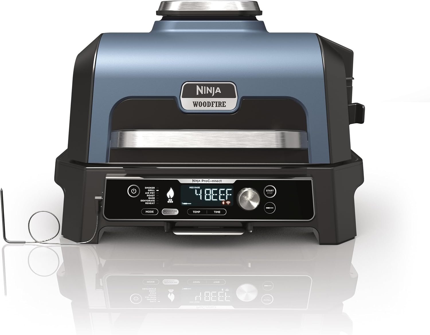 Ninja OG901UK Woodfire Pro Connect XL elektrische grill en roker