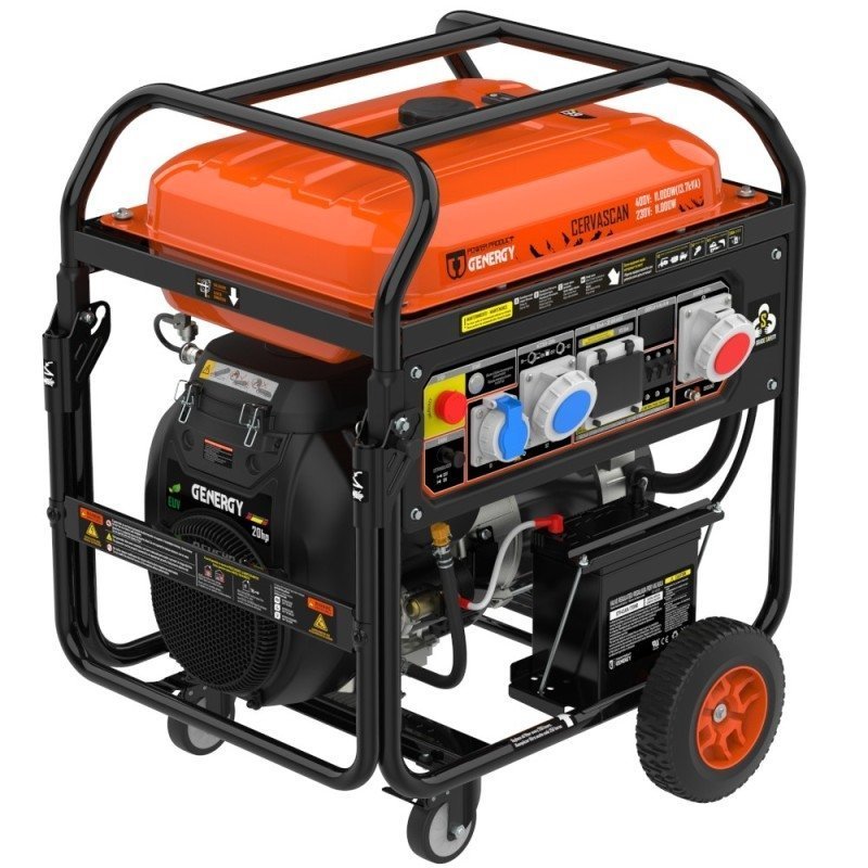 Dri fasengenerator van 12.000 W en 400 V, model Cervascán-S - GENERGY