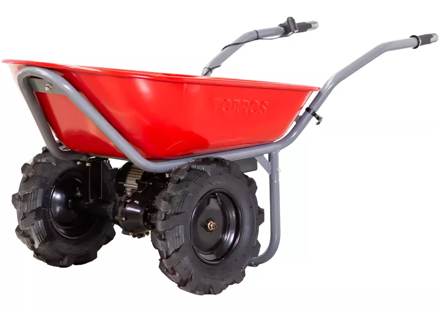 Torros Brouette électrique 2 roues motrices 100L 260KG EK260