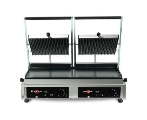 GRILLS PANINI LARGE ÉLECTRIQUE - PLAQUES STRIÉES