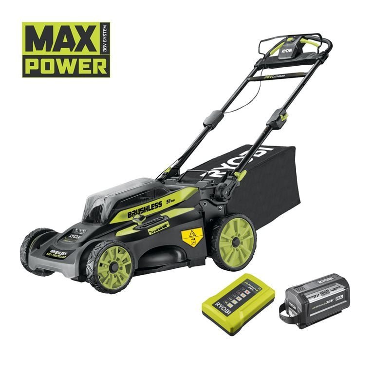 Tondeuse tractée Brushless 36V MAX POWER - 51 cm (1 x 6,0 Ah High Energy)