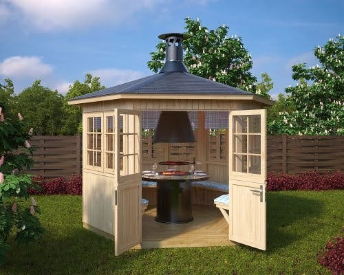 Pavillon de jardin bois « Festival » 6m² | 21mm