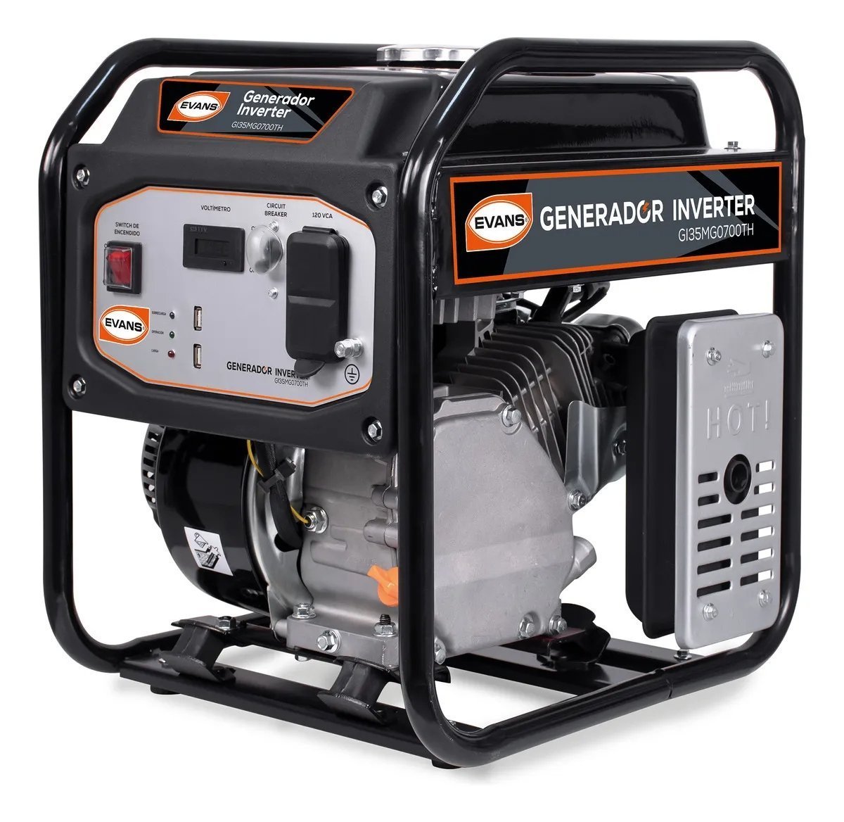 Kleine stille invertergenerator 3,5 kW VINCO 60157