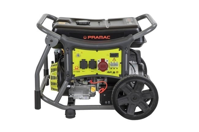 Pramac WX 6250 driefasige benzinegenerator 5,50 kW elektrisch AVR