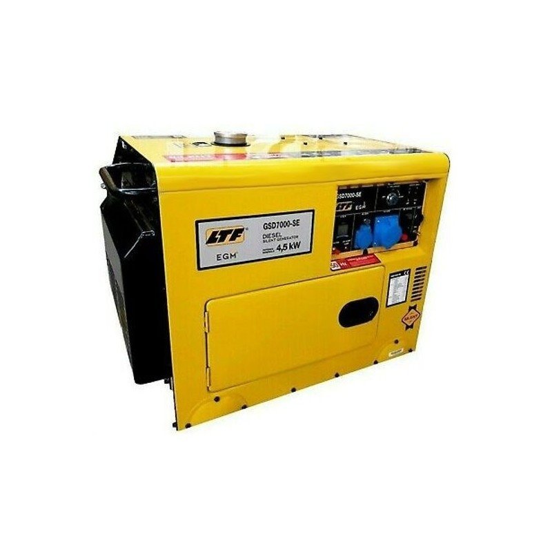 Générateur diesel silencieux monophasé Ltf 4.5Kw avec code AVR GSD7000-SE