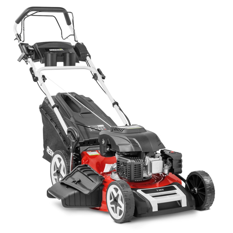 Tondeuse autotractée à essence moteur combustion 4 temps largeur de coupe 53cm