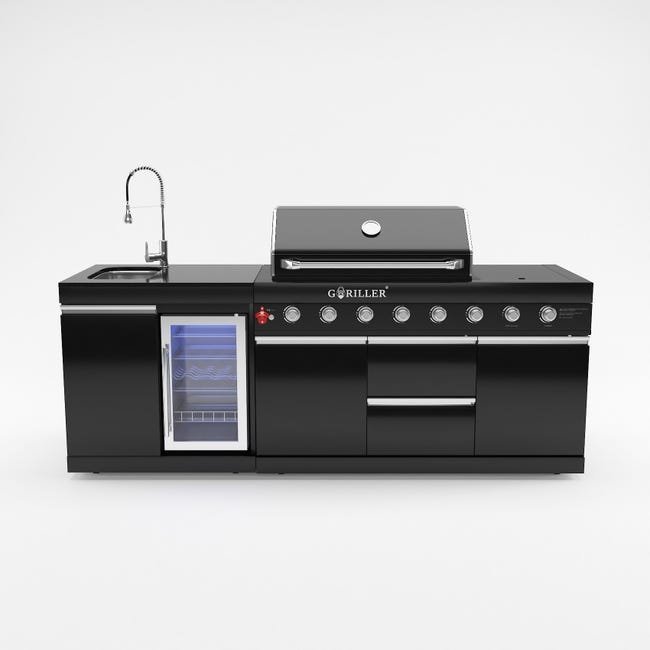 Goriller Outdoorkitchen Fusion Max Rockster 230x58x90cm Rotisserie