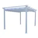 Decorspace Gazebo 'Astoria' pergola de jardin et véranda moderne avec structure en aluminium