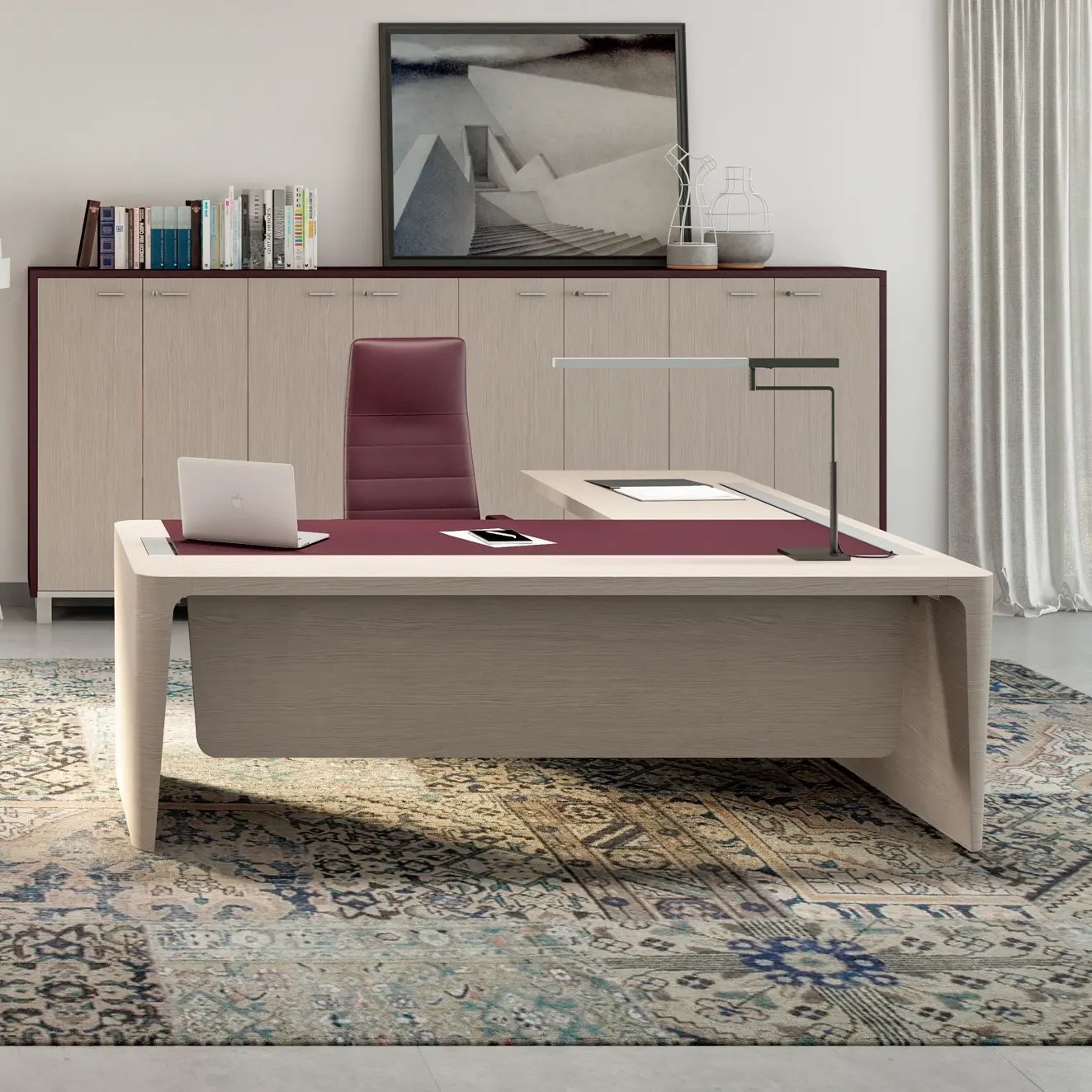 X10 BUREAU D'ANGLE | BUREAU QUADRIFOGLIO